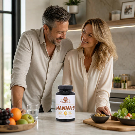 MANNA-D Witamina D3 w oliwie z oliwek 4000 IU • 120 kapsułek
