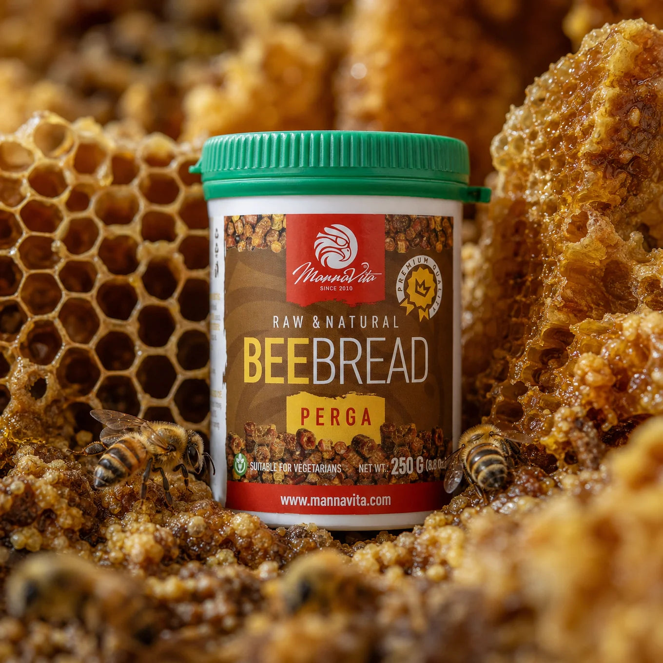 Mannavita 100% Chlebek Pszczeli • 250 g