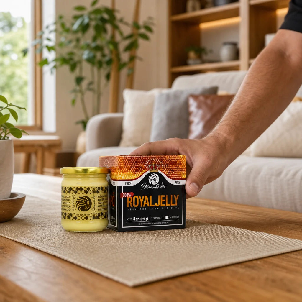 Mannavita Premium Mleczko pszczele • 2,5% 10-HDA • 100g