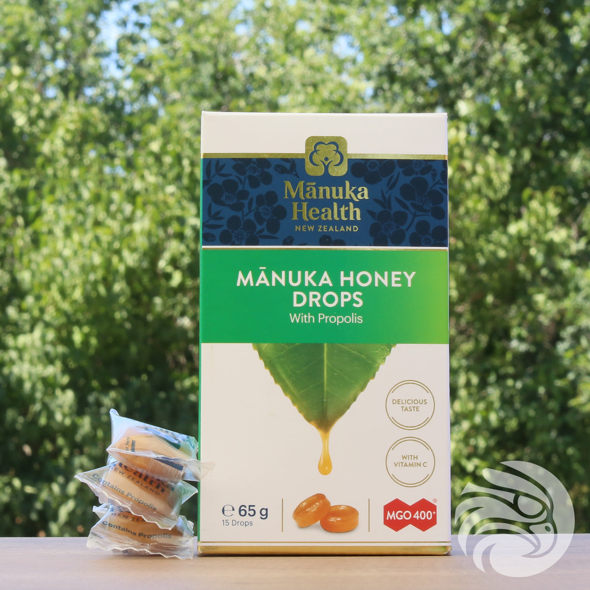 Pastylki z miodem Manuka i propolisem • 15 szt.