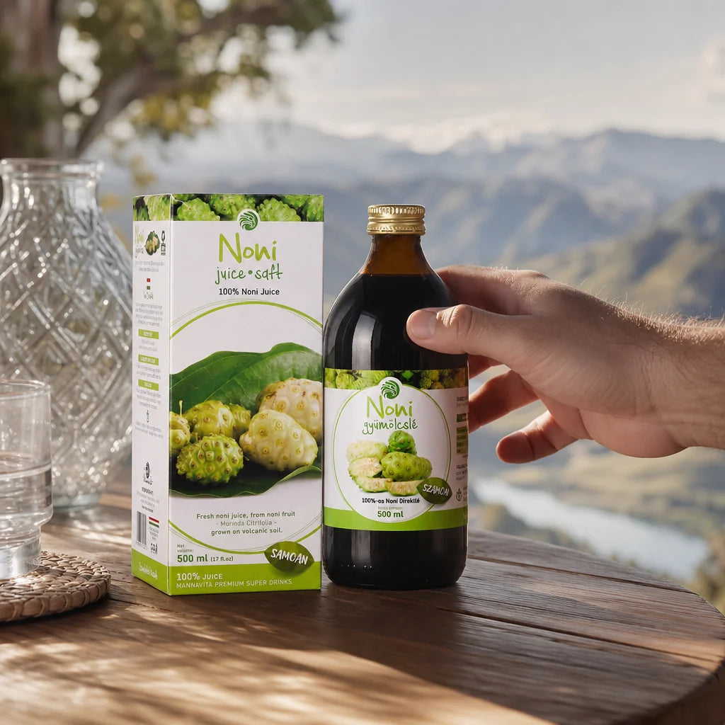 Mannavita sok z Noni • 100% czysty sok tłoczony • 500 ml