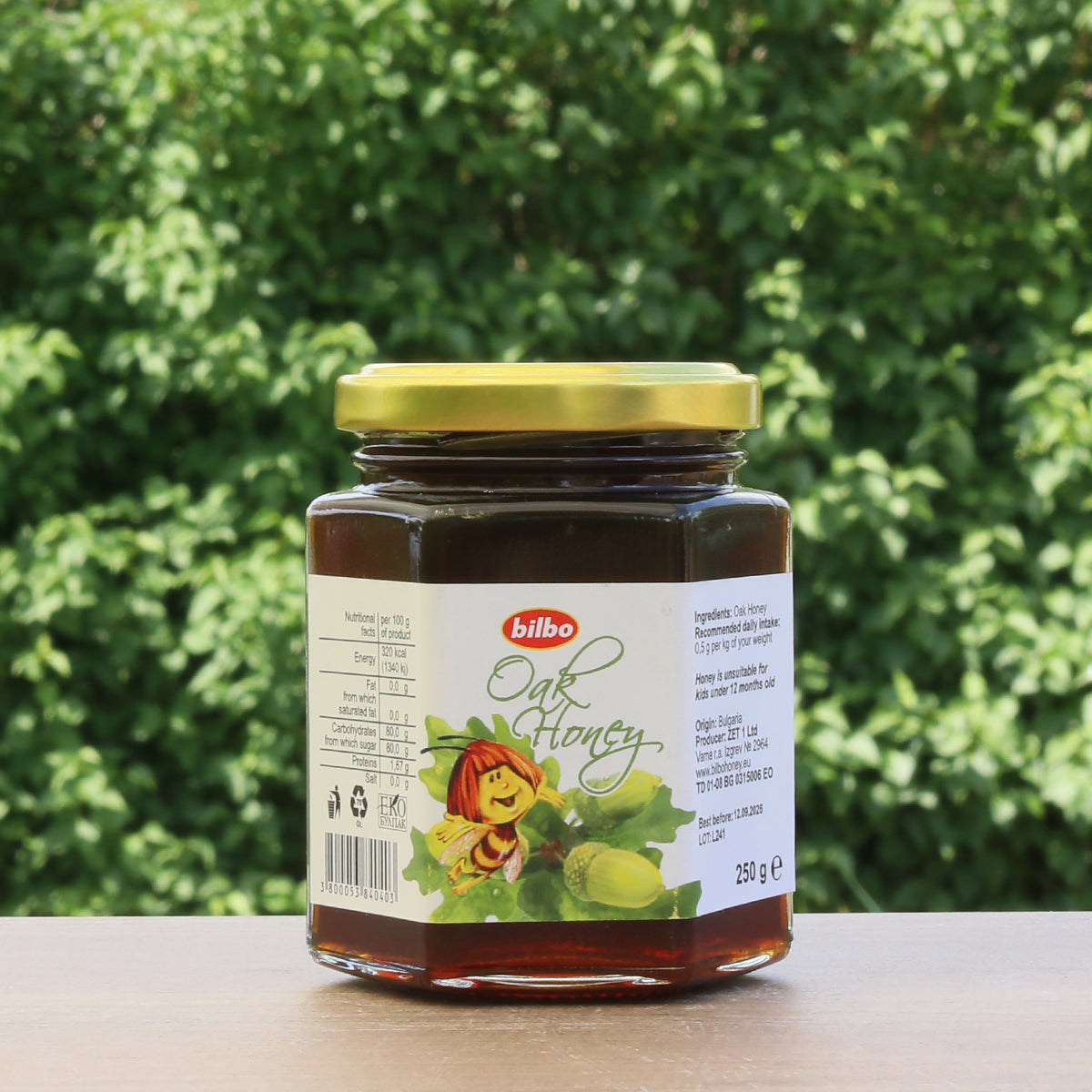 Bilbo surowy miód dębowy • 250 g