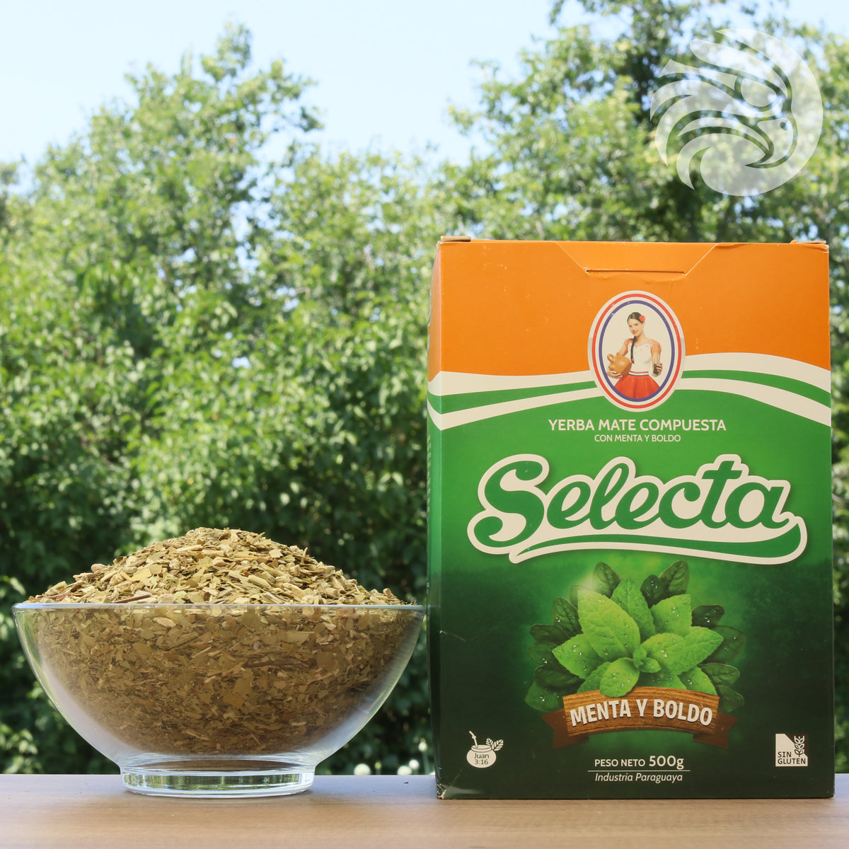 Herbata yerba mate Selecta • Boldo + mięta • 500 g