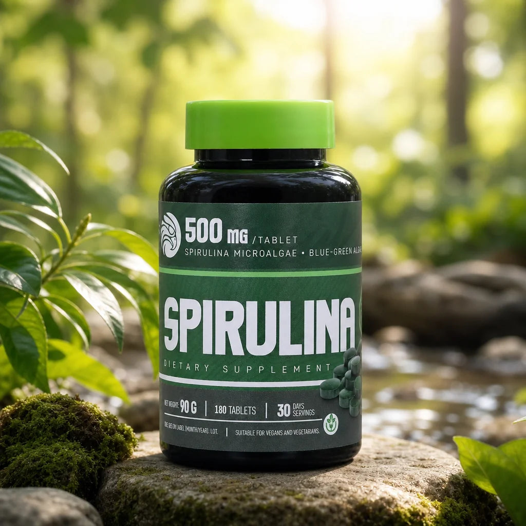 Mannavita Spirulina tabletki 500 mg • 180 szt.