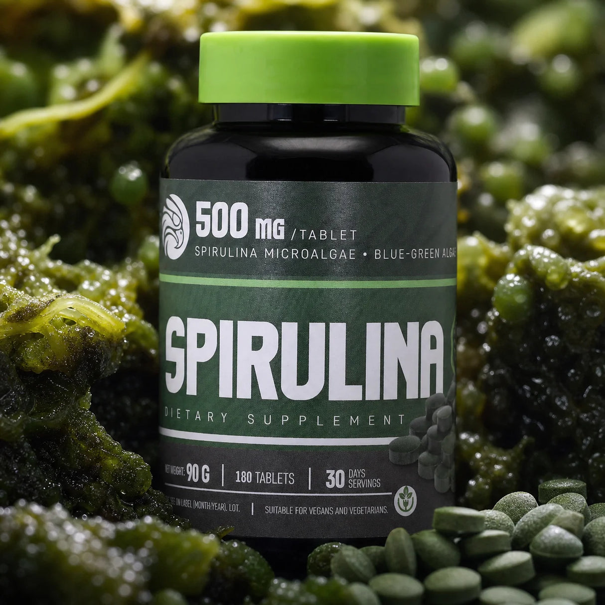 Mannavita Spirulina tabletki 500 mg • 180 szt.