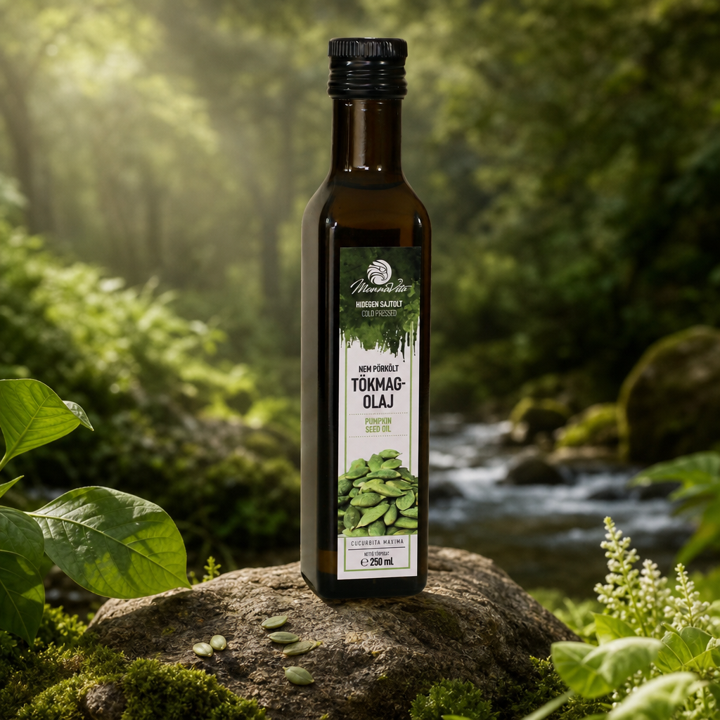 Mannavita węgierski olej z pestek dyni tłoczony na zimno • 250 ml