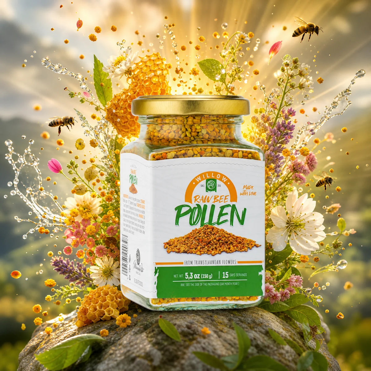 Mannavita, surowy pyłek pszczeli z Wierzby • 150g