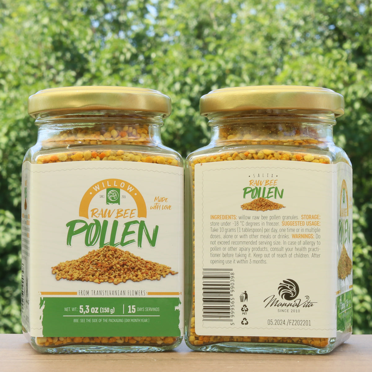 Mannavita, surowy pyłek pszczeli z Wierzby • 150g